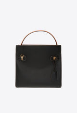 Lee Radziwill Leather Top Handle Bag