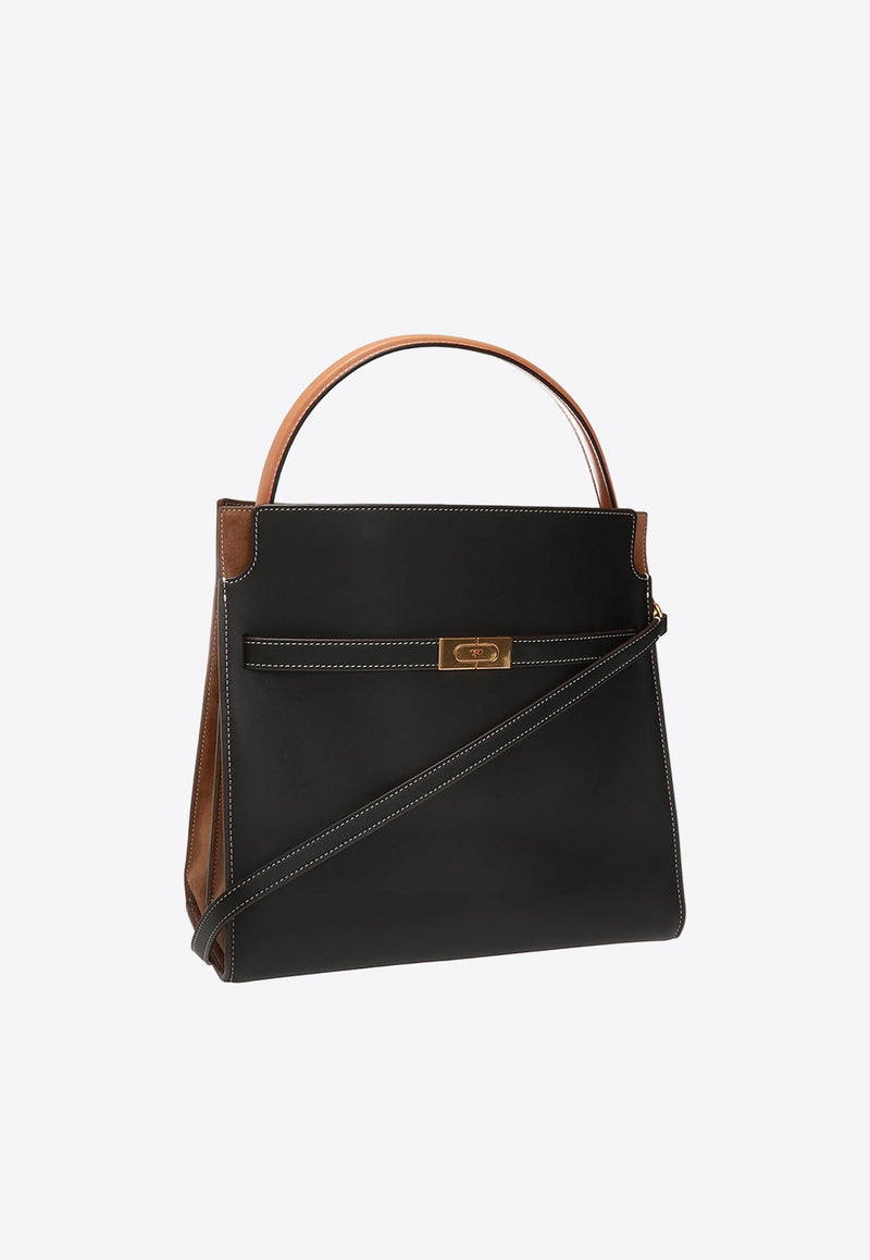 Lee Radziwill Leather Top Handle Bag