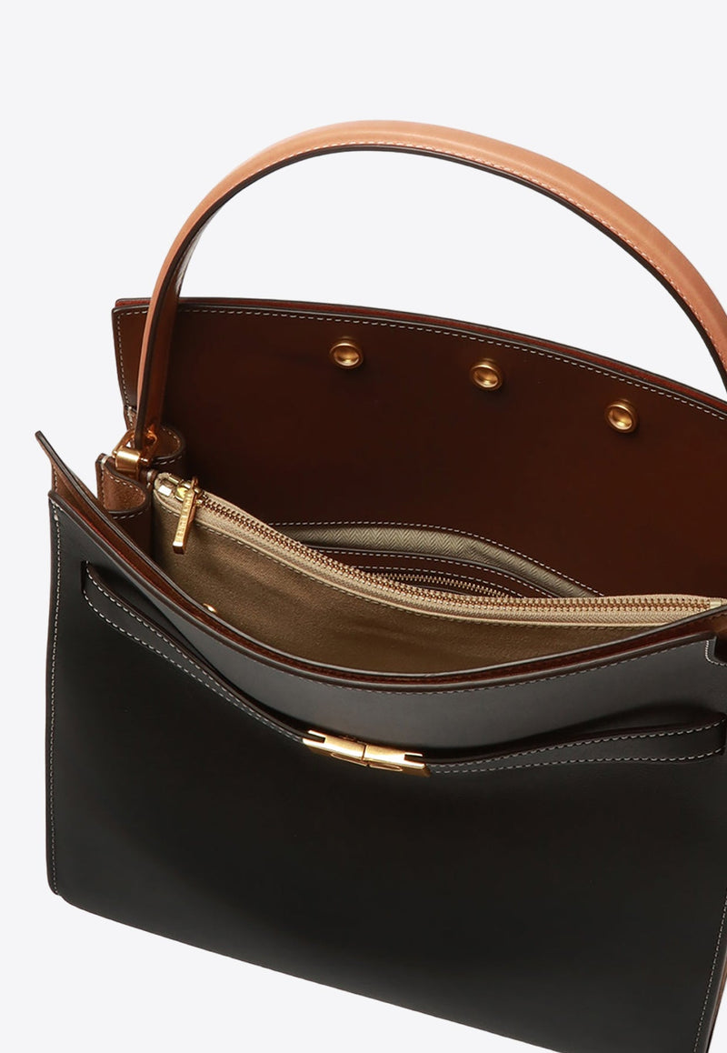 Lee Radziwill Leather Top Handle Bag