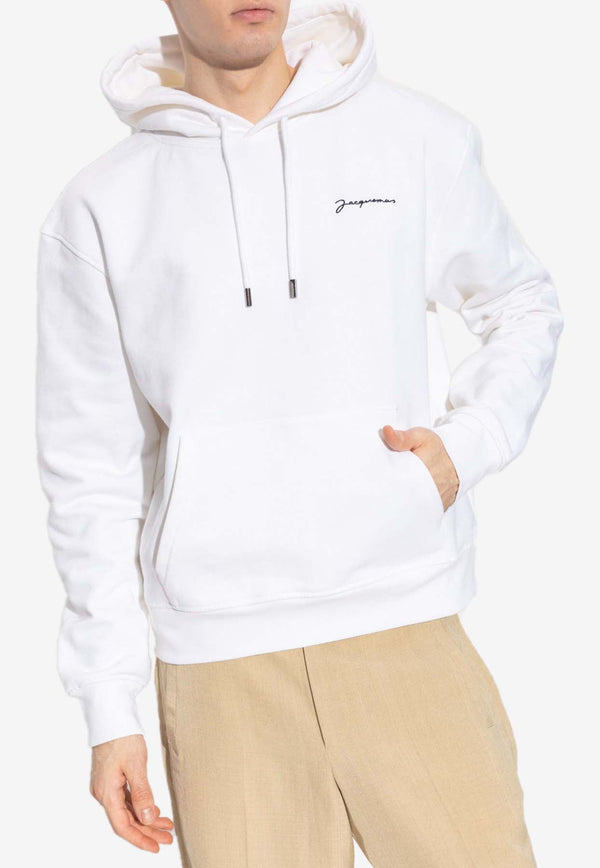 Le Sweatshirt Brodé Logo Hooded Sweatshirt