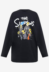 X The Simpsons Print Long-Sleeved T-shirt