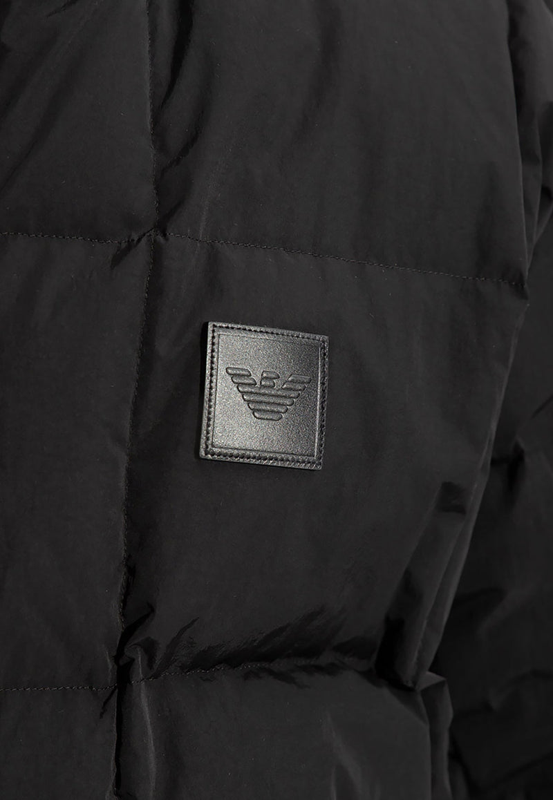 Logo Patch Padded Jacket