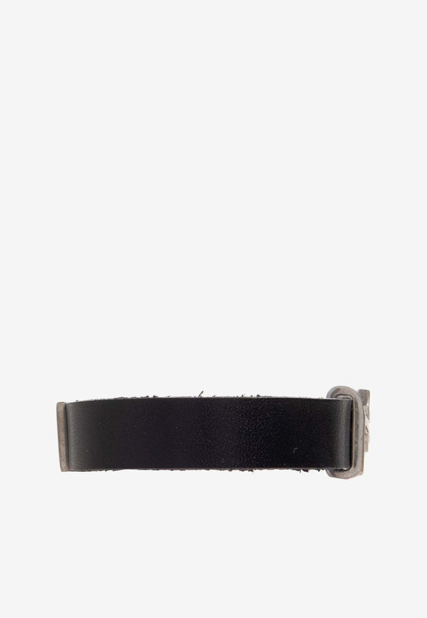 Opyum Logo Leather Bracelet