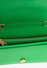 Mini Crossbody Bag in Intrecciato Leather