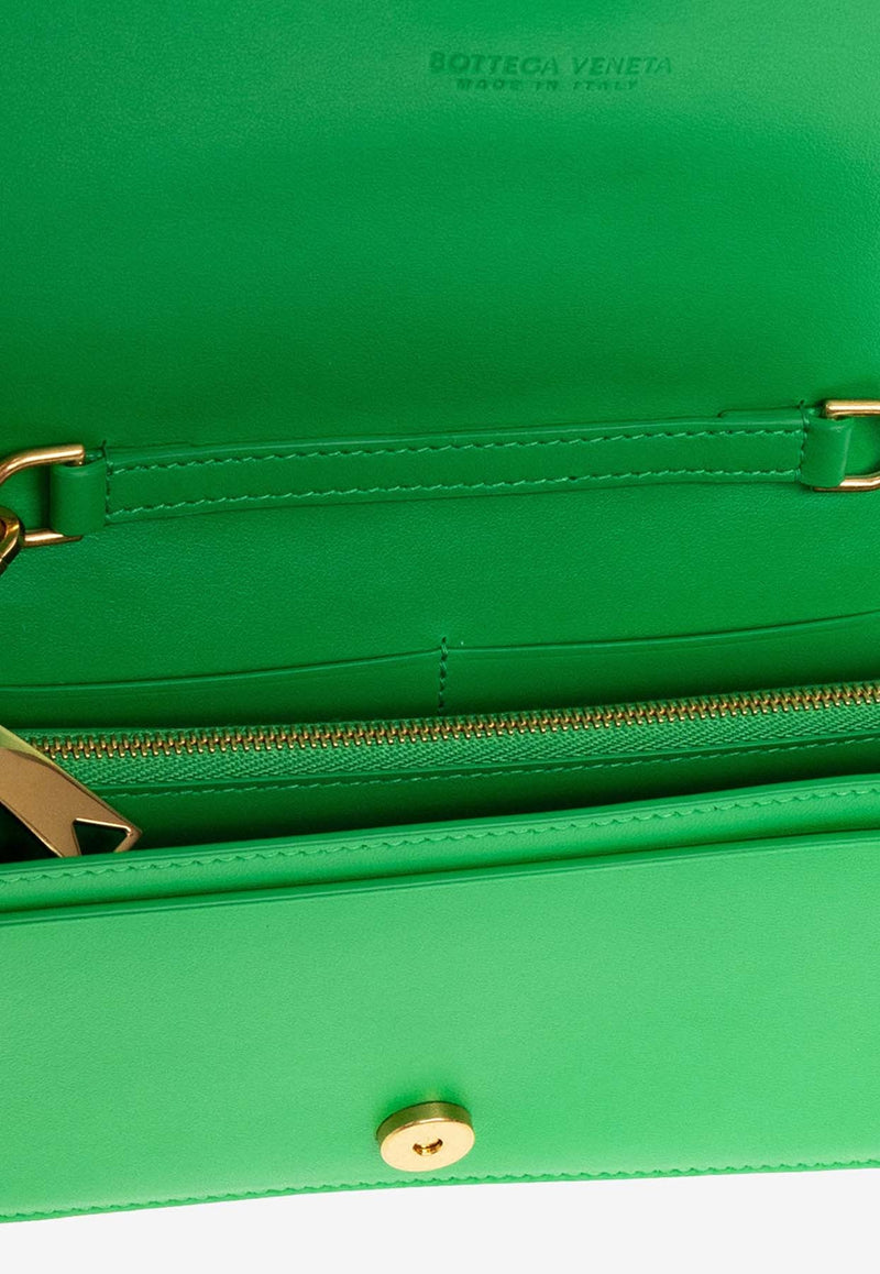 Mini Crossbody Bag in Intrecciato Leather