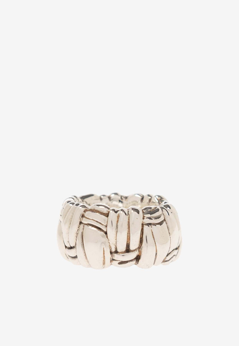 Intrecciato Weave Ring