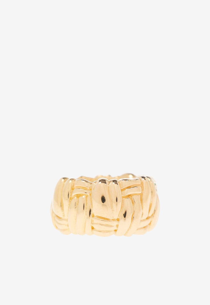 Intrecciato Weave Ring