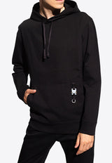 Buckle Detail Hooded Sweatshirt