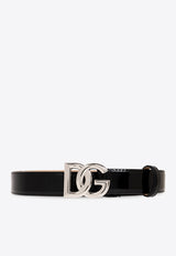 Interlock Logo Patent Leather Belt