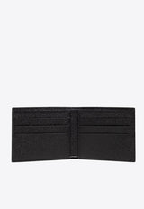 Logo Tag Bifold Leather Wallet