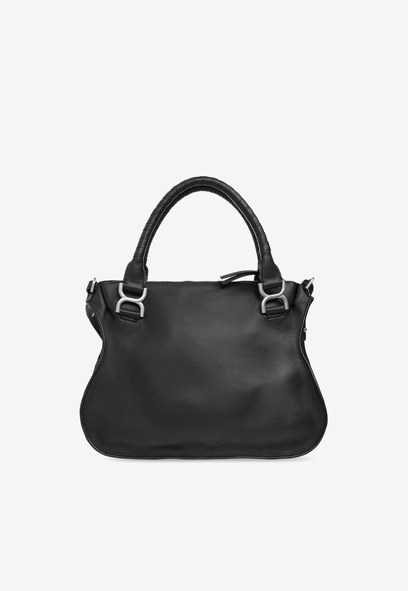 Medium Marcie Calf Leather Shoulder Bag