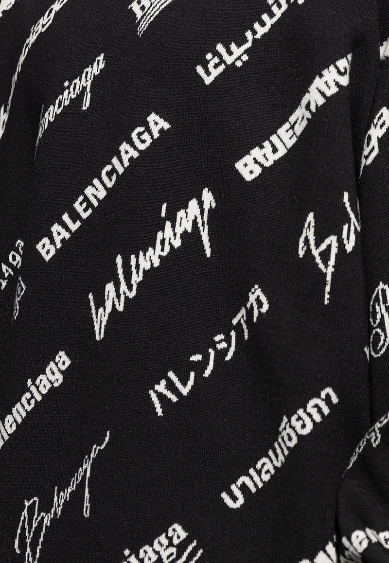 Logomania Sweater in Wool Blend