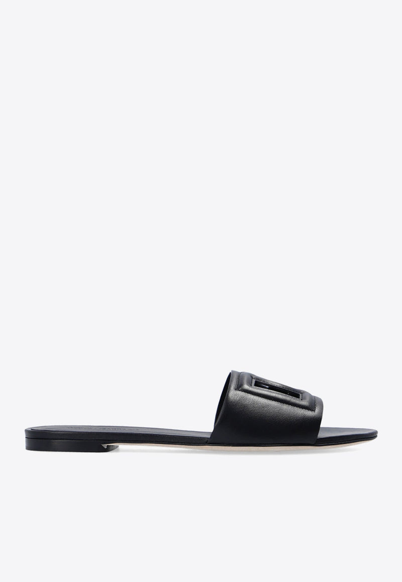 Bianca DG Logo Flat Sandals