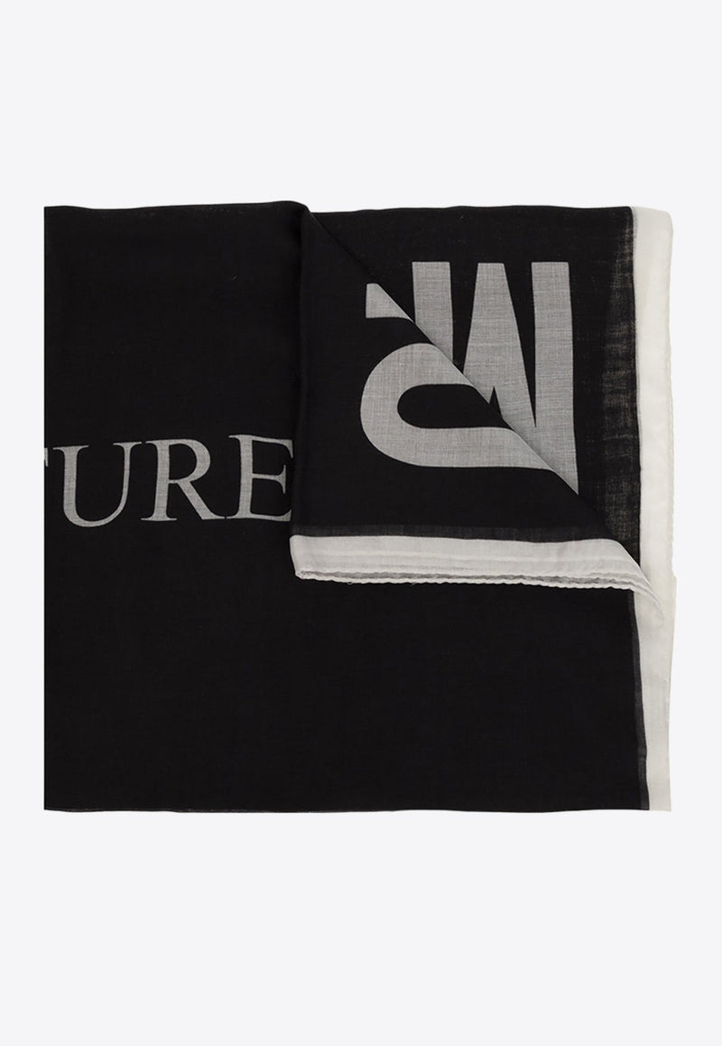 Logo Print Scarf