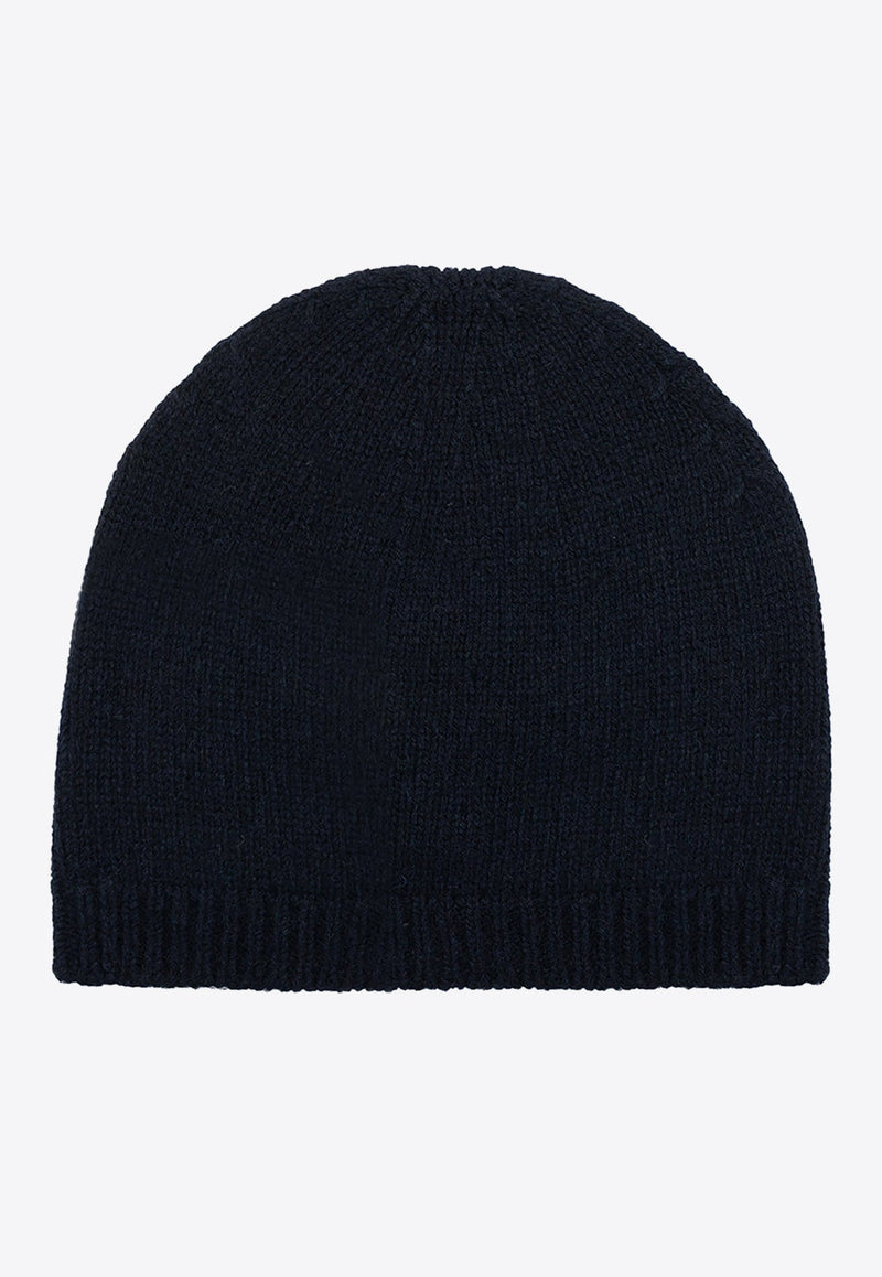 Cashmere Logo Patched Beanie