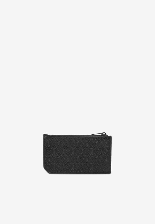 Le Monogramme Embossed Zip Cardholder