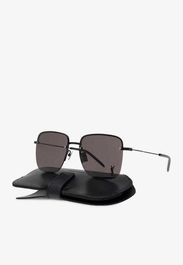 Half-Rim Square Sunglasses