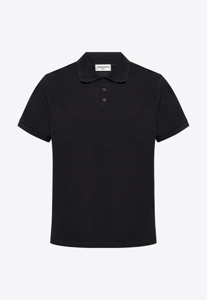 Cassandre Embroidered Boxy Polo T-shirt