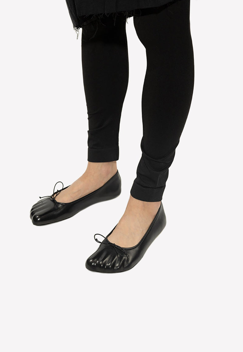 Fetish Ballet Flats in Sheep Leather