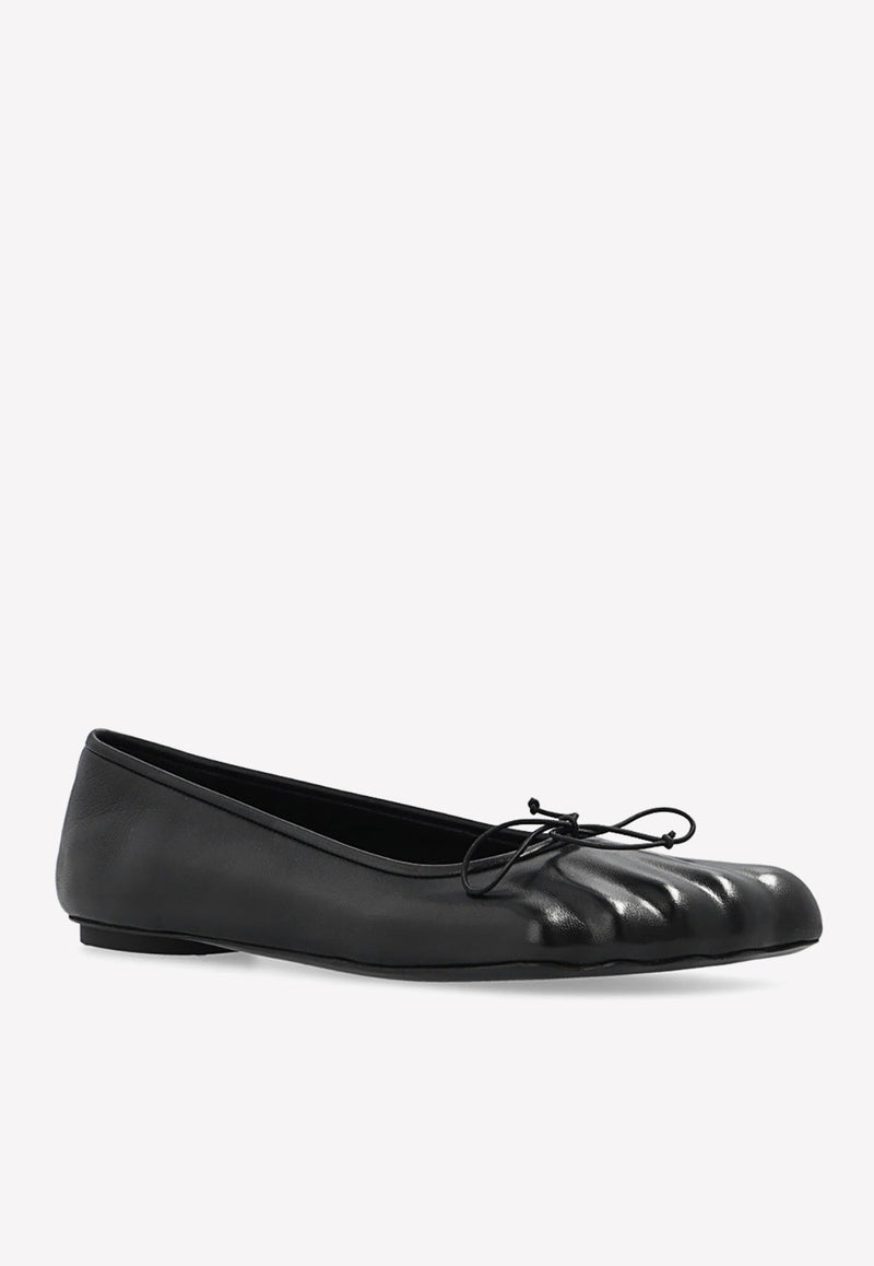 Fetish Ballet Flats in Sheep Leather