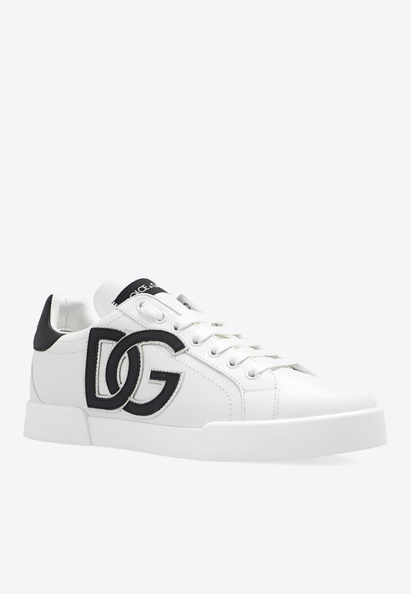 Portofino Logo Patch Low-Top Sneakers