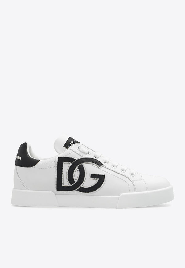 Portofino Logo Patch Low-Top Sneakers