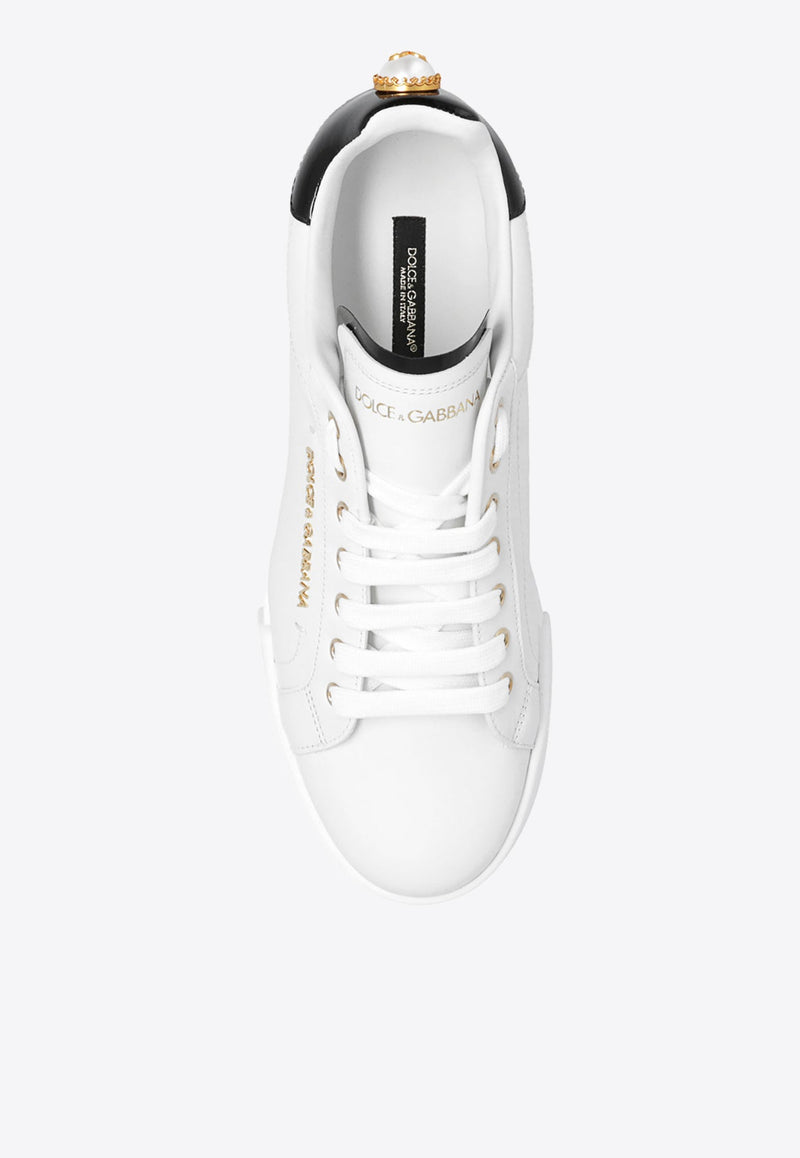 Portofino Logo-Embellished Low-Top Sneakers