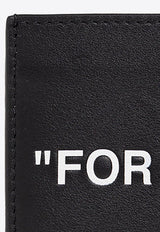 Quote Leather Cardholder