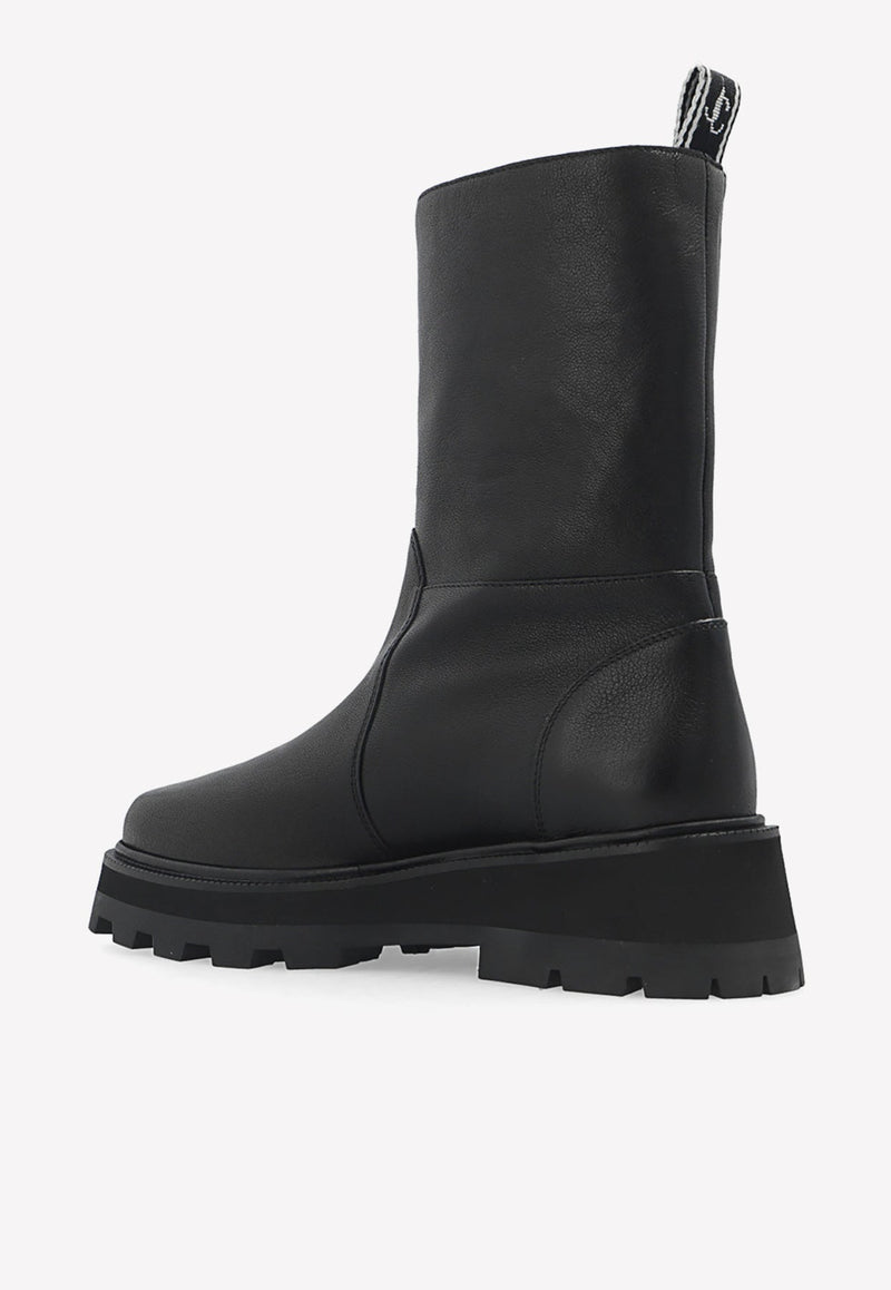 Bayu Mid-Calf Boots in Nappa Leather