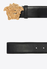 Medusa Head Leather Belt