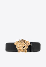 Medusa Head Leather Belt