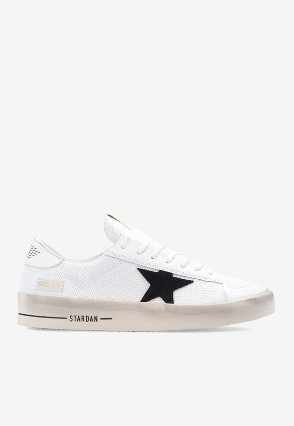 Stardan Low-Top Sneakers in Leather and Mesh