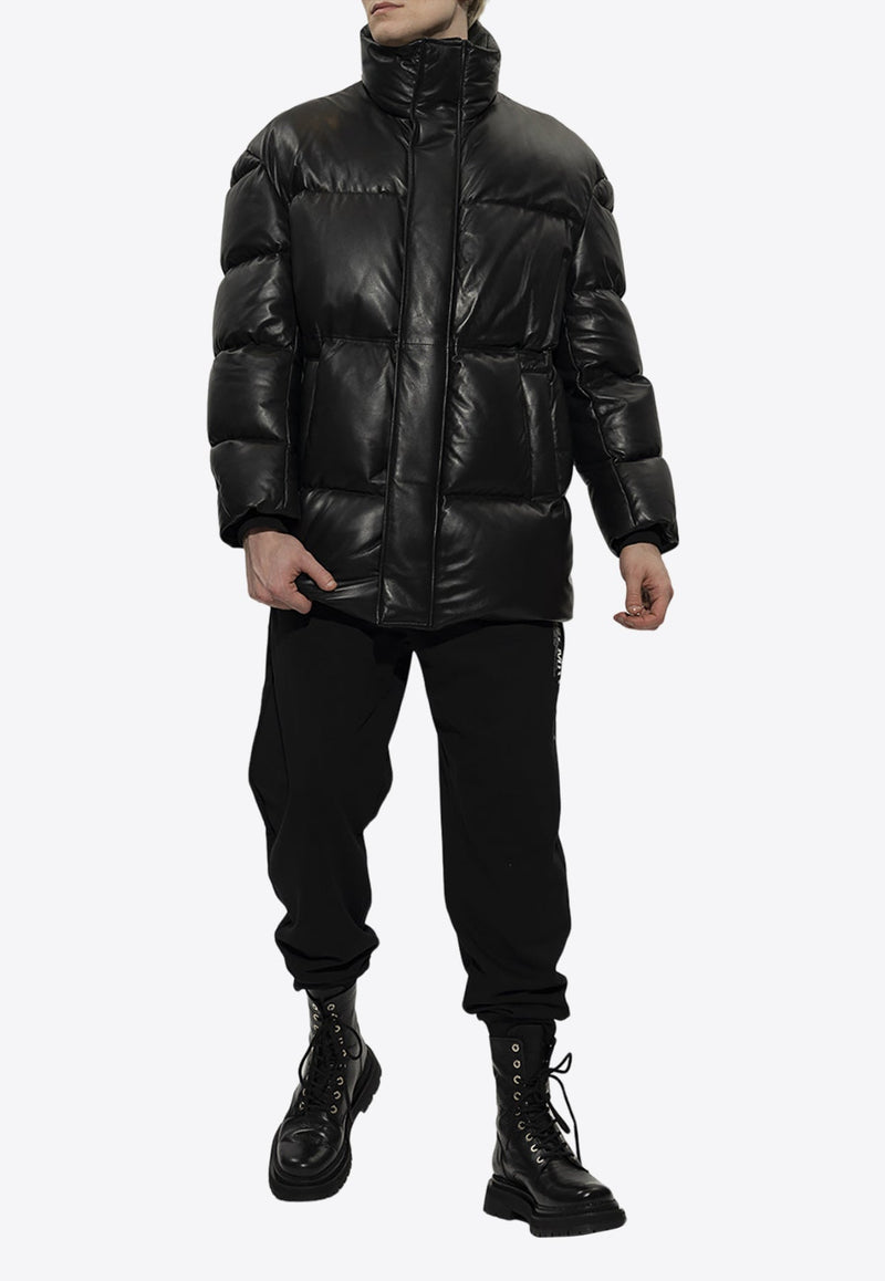 Nappa Leather Down Jacket