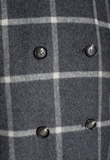Reversible Double-Breasted Wool Coat