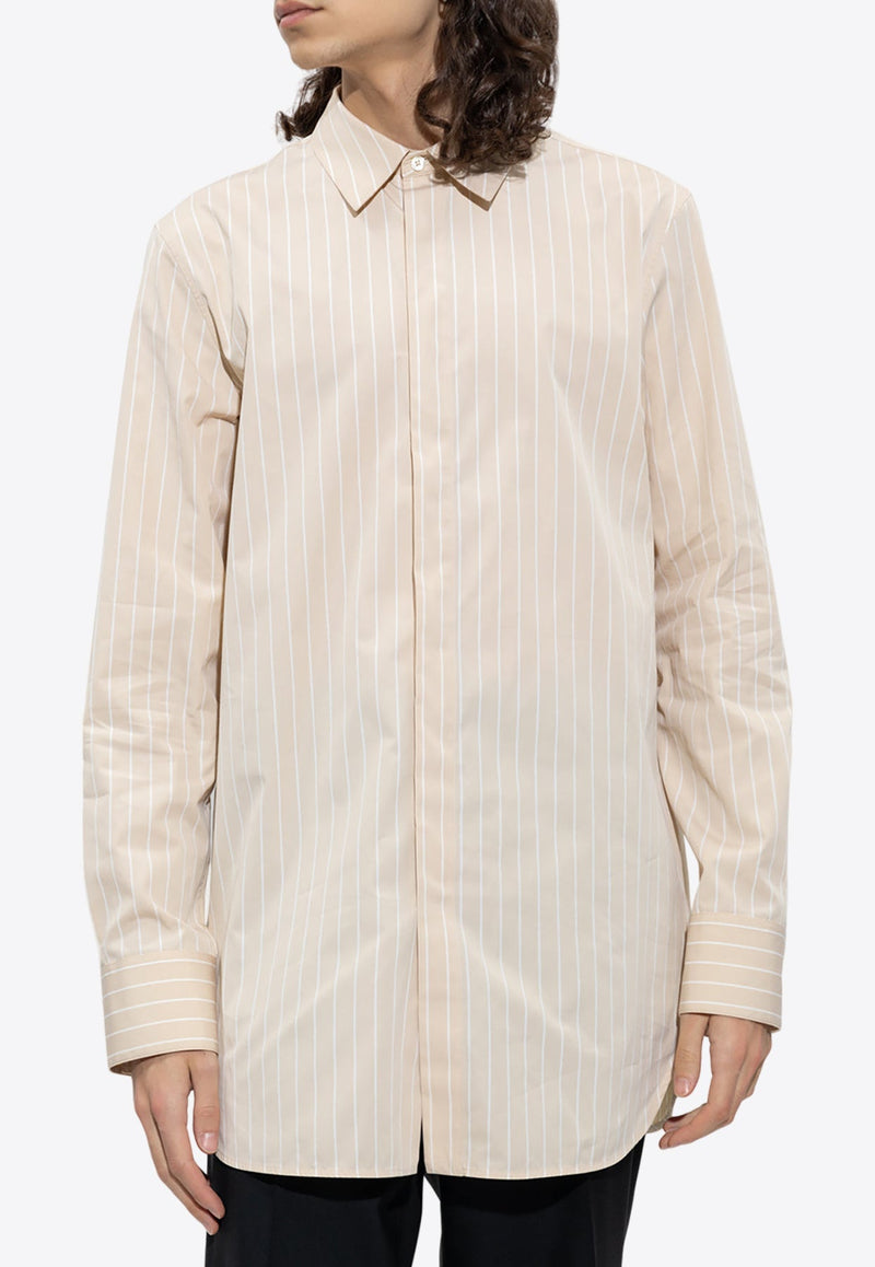 Striped Long-Sleeved Shirt