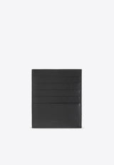 Logo Embossed Leather Cardholder