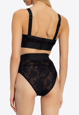 High-Waist Lace Briefs