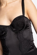 Bustier Silk Bodysuit