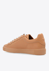 Logoed Low-Top Leather Sneakers