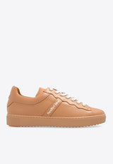 Logoed Low-Top Leather Sneakers