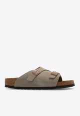 Arizona Double-Buckle Leather Slides