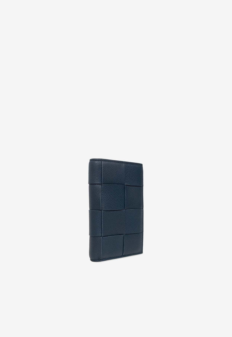 Medium Intreccio Bi-Fold Leather Wallet