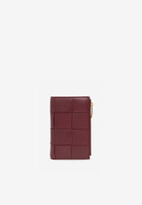 Medium Intreccio Bi-Fold Leather Wallet