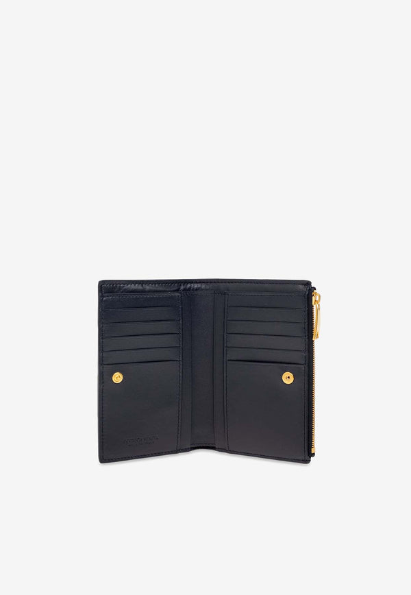 Medium Intreccio Bi-Fold Leather Wallet