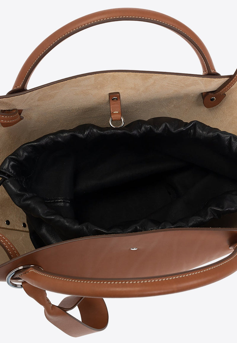 Sombrero Leather Top Handle Bag