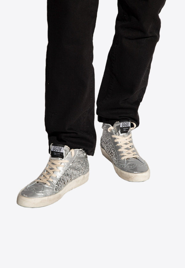 Mid Star Classic Glittered Sneakers