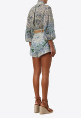 Ottie Paisley Print Tuck Short