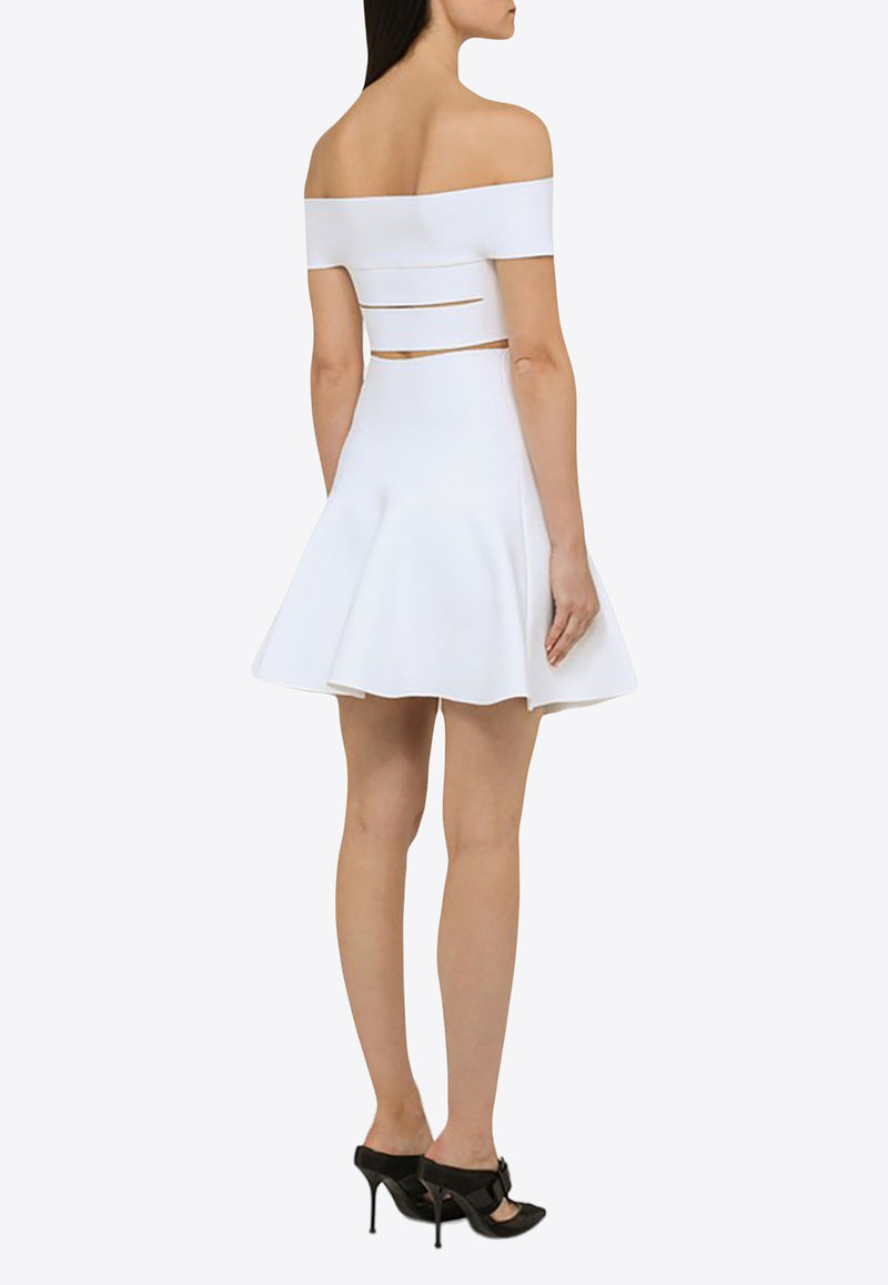Cut-Out Off-Shoulder Mini Dress