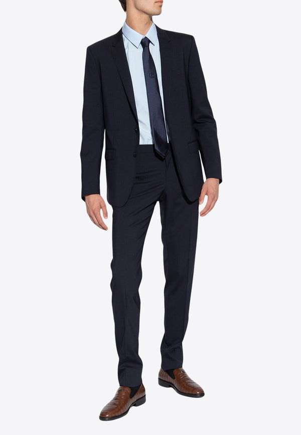 Single-Breasted Wool Tailored Suit