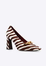 Jessa 90 Zebra Print Pumps